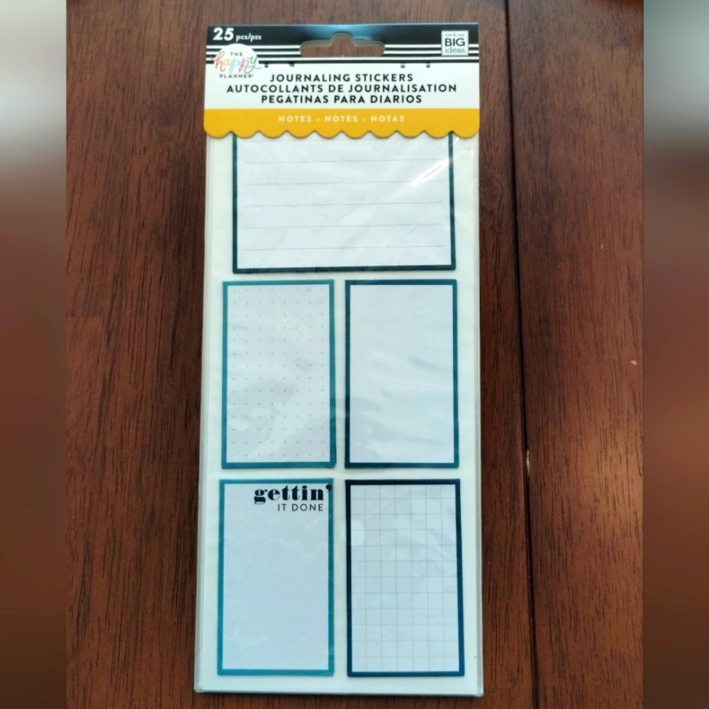 The Happy Planner, Journaling Stickers Flip Book - Notes